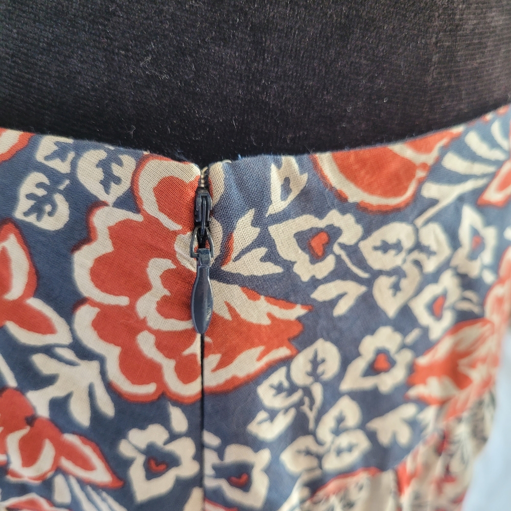 🌻Sundance tiered boho cotton maxi skirt.Floral print Sz 12 excellent condition - Picture 8 of 13